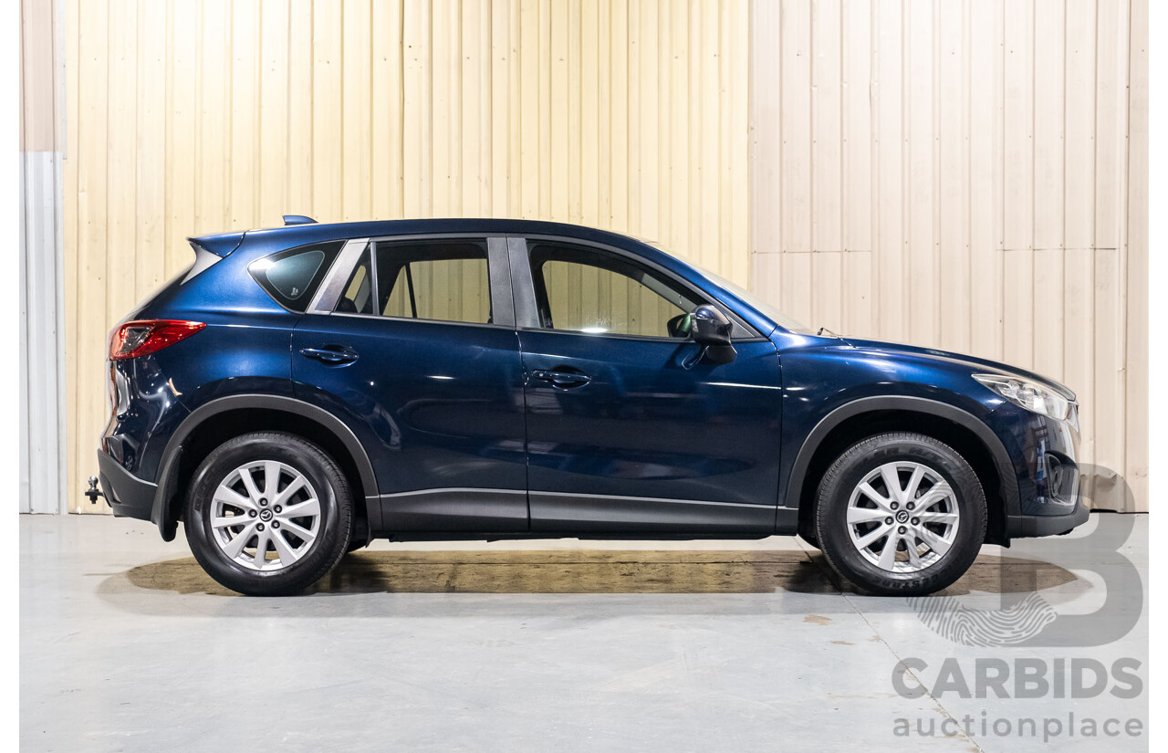 3/2014 Mazda Cx-5 MAXX Sport (4x4) MY13 UPGRADE 4d Wagon Deep Crystal Blue Turbo Diesel 2.2L