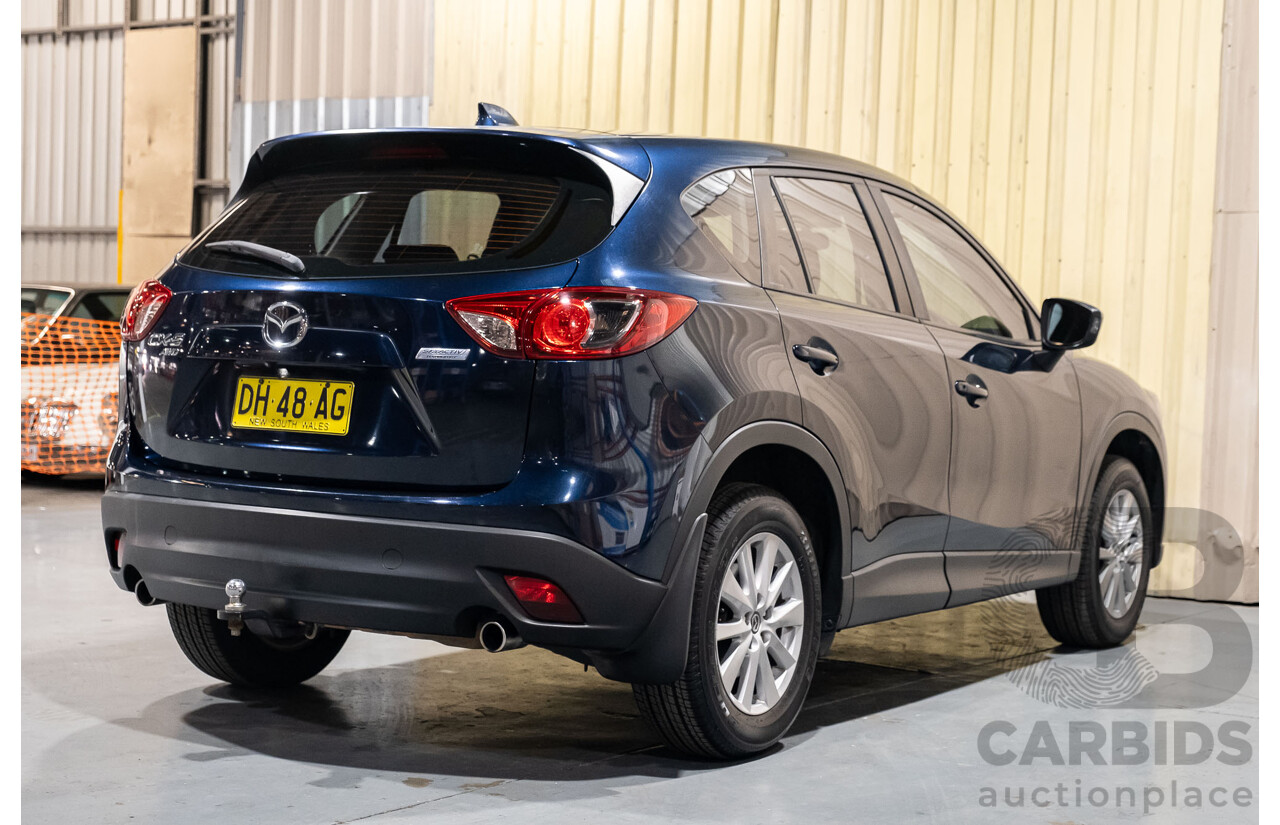 3/2014 Mazda Cx-5 MAXX Sport (4x4) MY13 UPGRADE 4d Wagon Deep Crystal Blue Turbo Diesel 2.2L