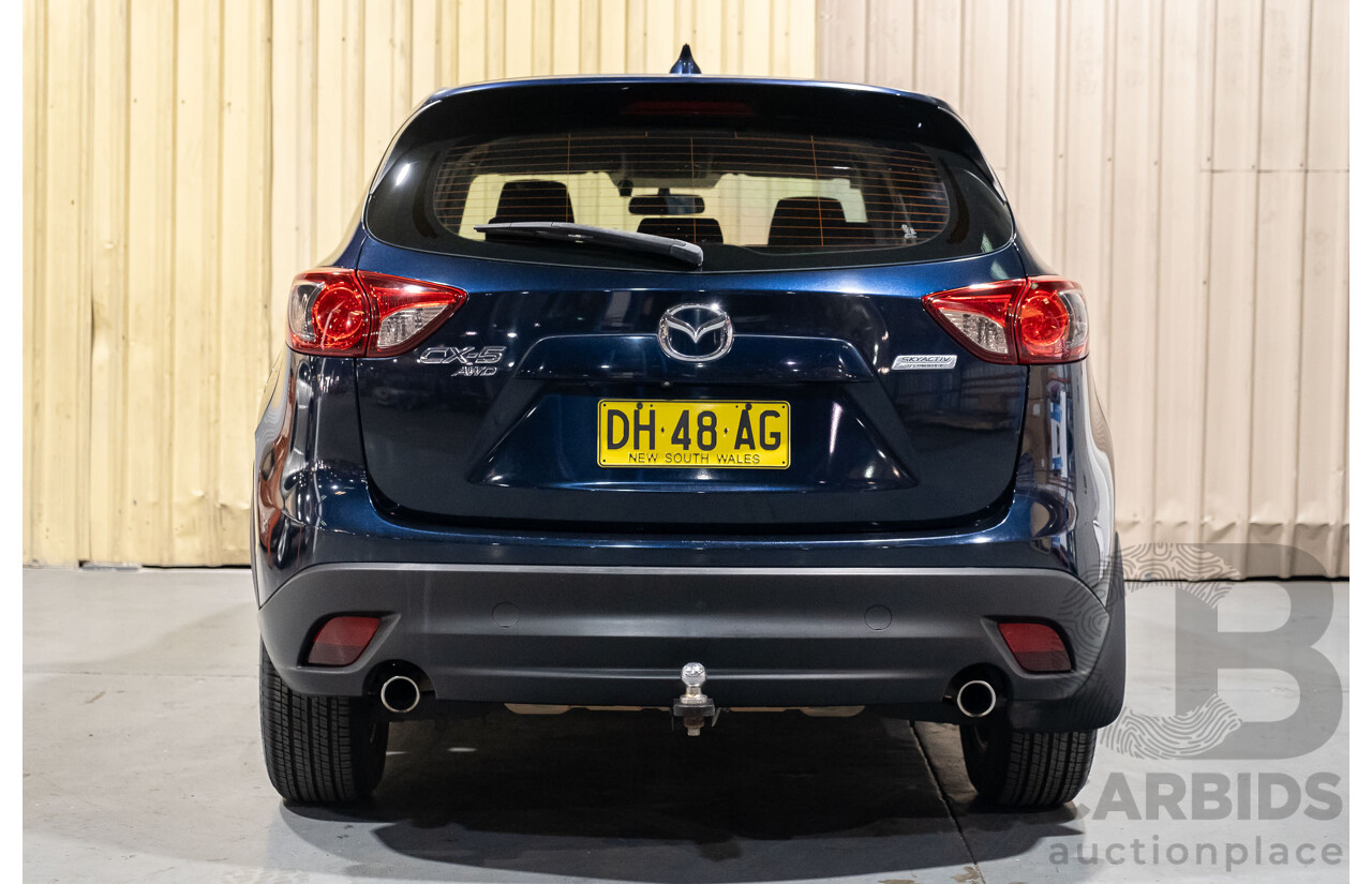 3/2014 Mazda Cx-5 MAXX Sport (4x4) MY13 UPGRADE 4d Wagon Deep Crystal Blue Turbo Diesel 2.2L