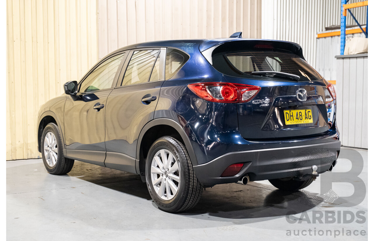 3/2014 Mazda Cx-5 MAXX Sport (4x4) MY13 UPGRADE 4d Wagon Deep Crystal Blue Turbo Diesel 2.2L
