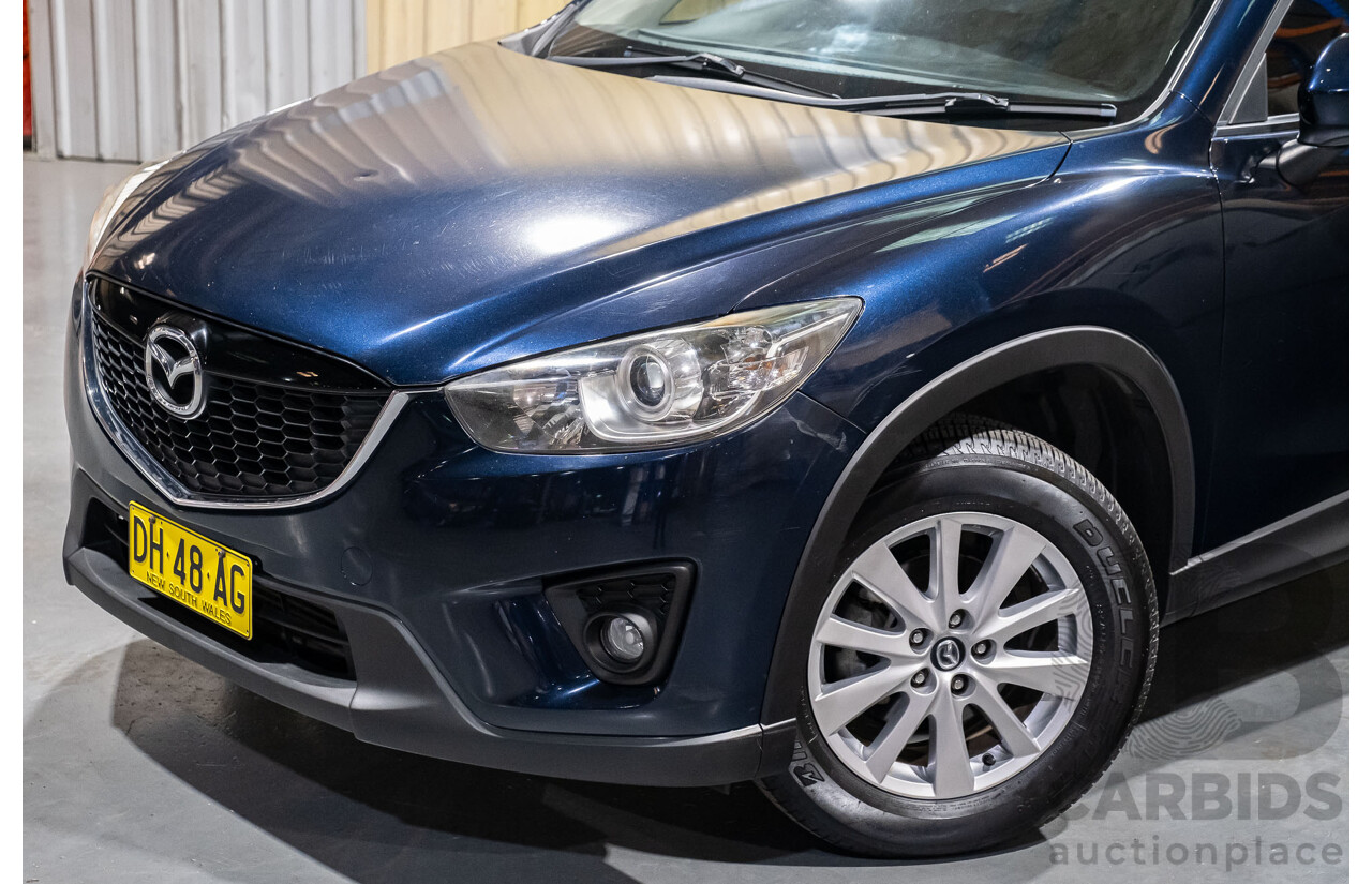 3/2014 Mazda Cx-5 MAXX Sport (4x4) MY13 UPGRADE 4d Wagon Deep Crystal Blue Turbo Diesel 2.2L