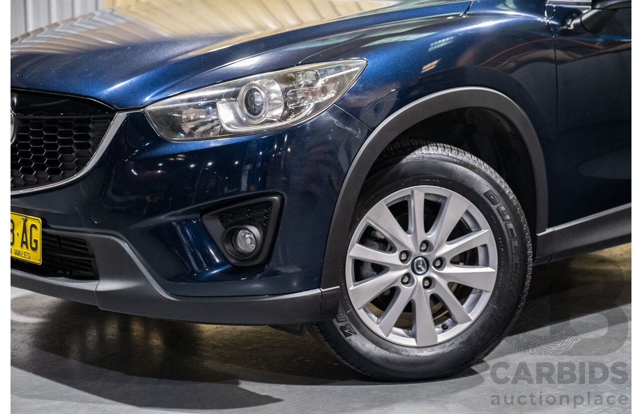 3/2014 Mazda Cx-5 MAXX Sport (4x4) MY13 UPGRADE 4d Wagon Deep Crystal Blue Turbo Diesel 2.2L
