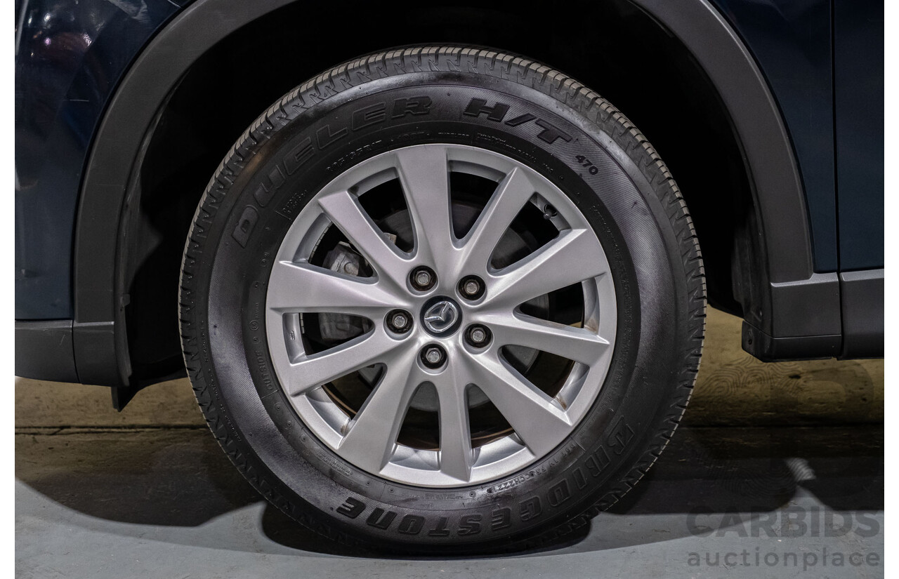 3/2014 Mazda Cx-5 MAXX Sport (4x4) MY13 UPGRADE 4d Wagon Deep Crystal Blue Turbo Diesel 2.2L