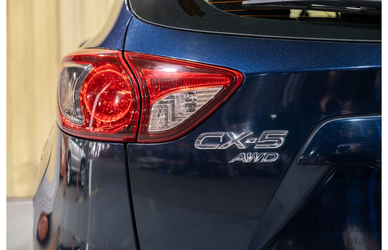3/2014 Mazda Cx-5 MAXX Sport (4x4) MY13 UPGRADE 4d Wagon Deep Crystal Blue Turbo Diesel 2.2L