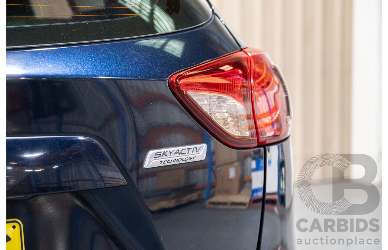 3/2014 Mazda Cx-5 MAXX Sport (4x4) MY13 UPGRADE 4d Wagon Deep Crystal Blue Turbo Diesel 2.2L