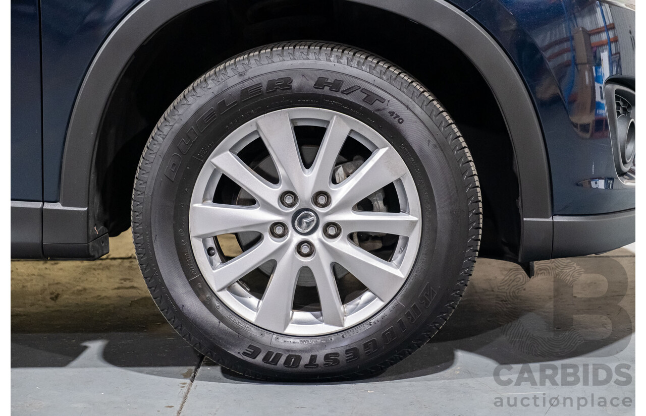 3/2014 Mazda Cx-5 MAXX Sport (4x4) MY13 UPGRADE 4d Wagon Deep Crystal Blue Turbo Diesel 2.2L