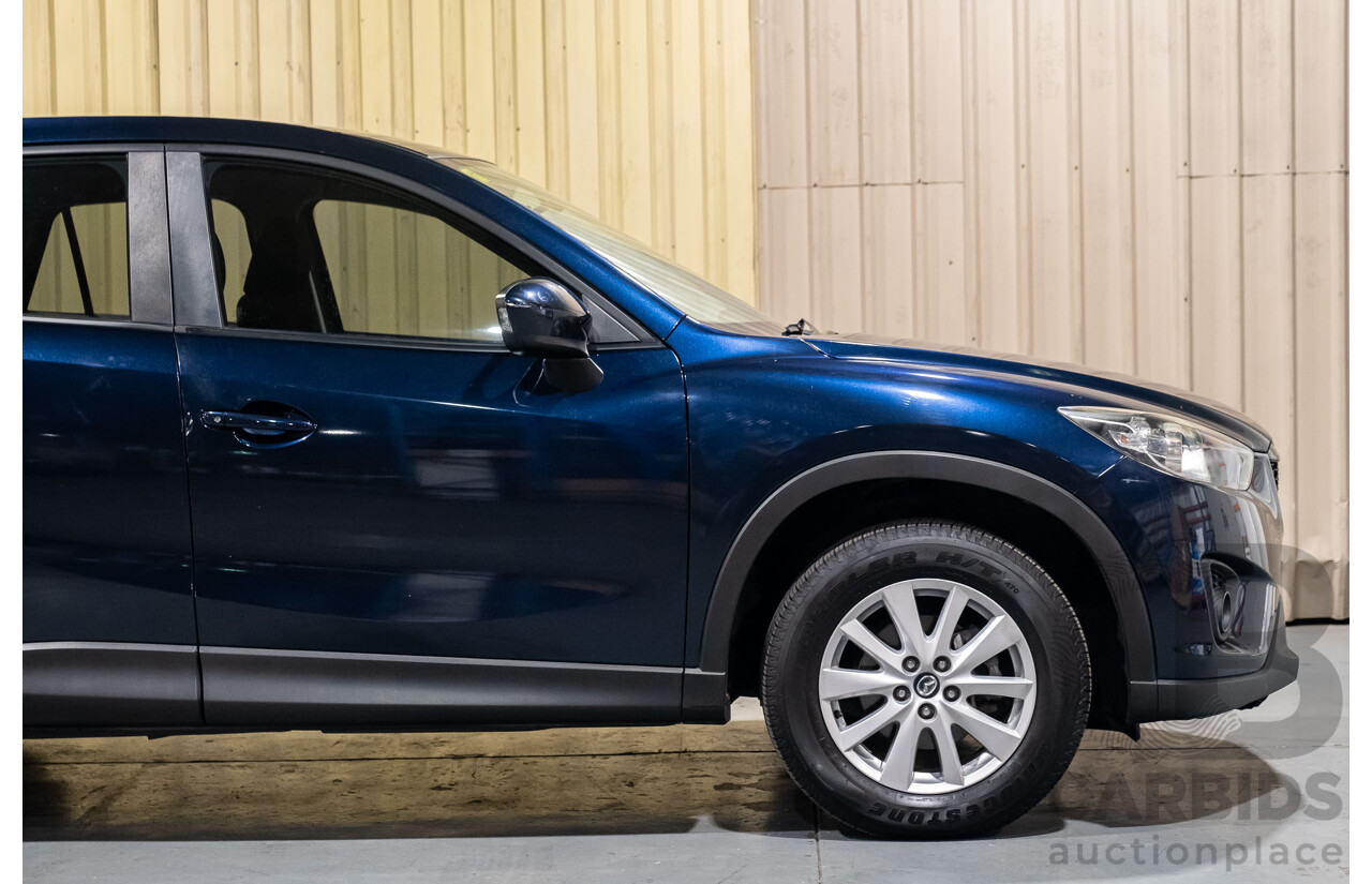3/2014 Mazda Cx-5 MAXX Sport (4x4) MY13 UPGRADE 4d Wagon Deep Crystal Blue Turbo Diesel 2.2L