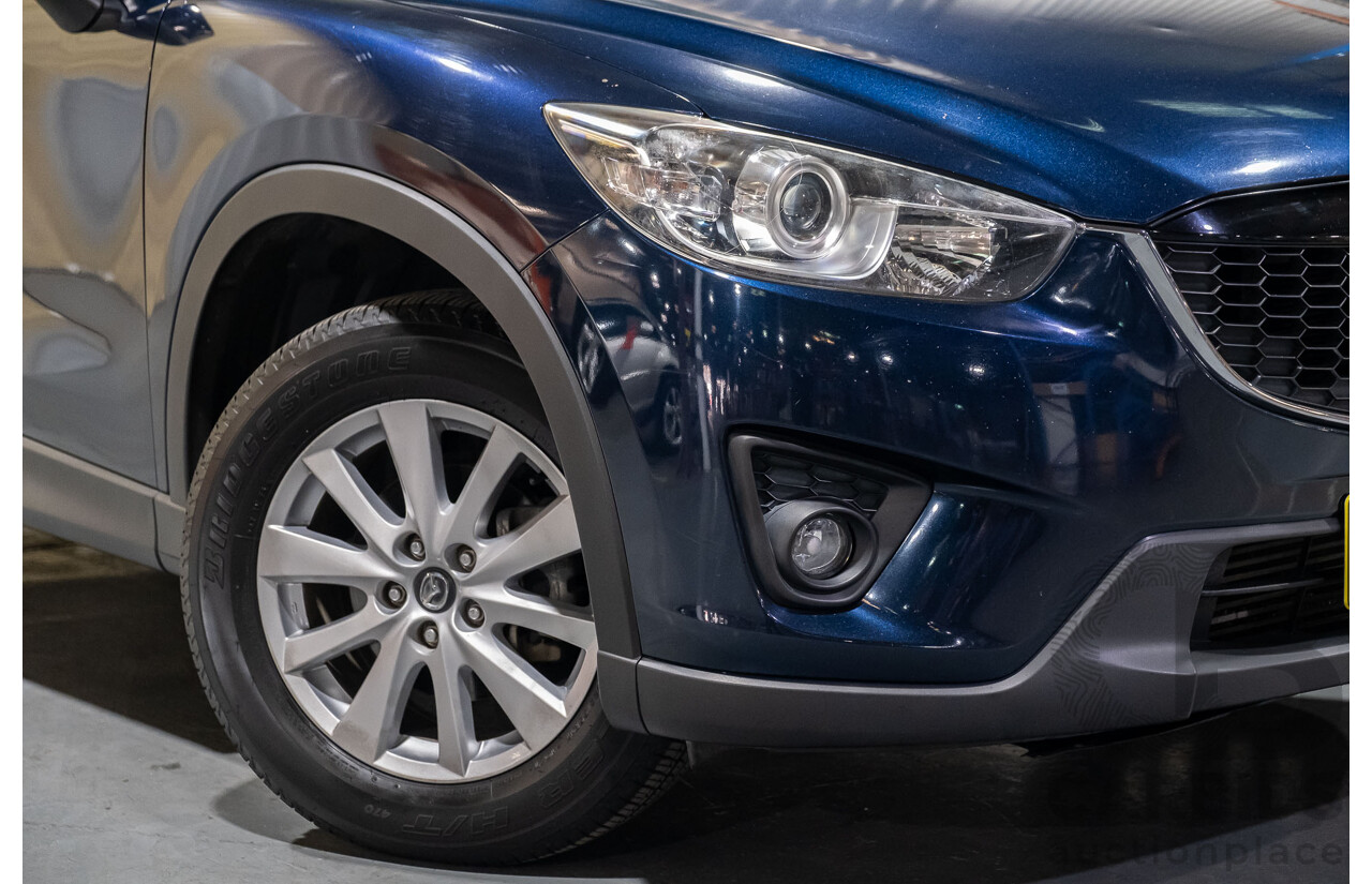 3/2014 Mazda Cx-5 MAXX Sport (4x4) MY13 UPGRADE 4d Wagon Deep Crystal Blue Turbo Diesel 2.2L