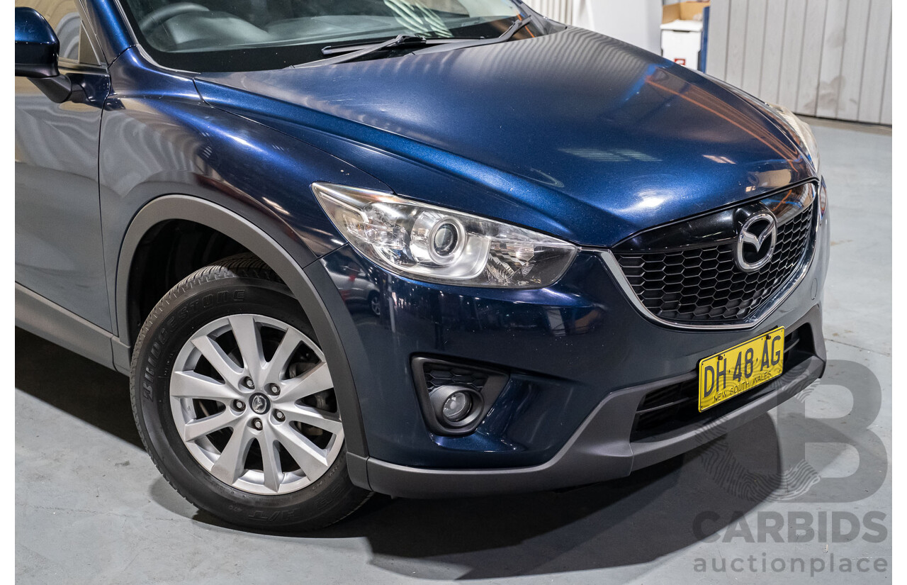 3/2014 Mazda Cx-5 MAXX Sport (4x4) MY13 UPGRADE 4d Wagon Deep Crystal Blue Turbo Diesel 2.2L