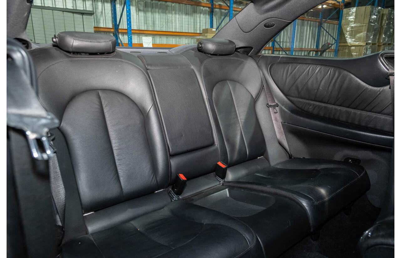 3/2006 Mercedes Benz CLK500 Avantgarde C209 MY06 2d Coupe Obsidian Black V8 5.0L