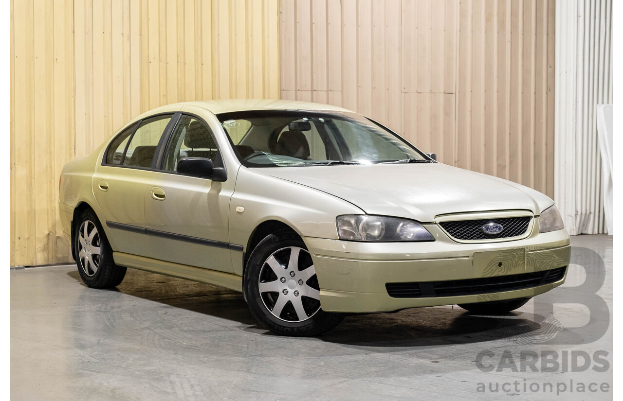 11/2004 Ford Falcon XT BA MKII 4d Sedan Green 4.0L