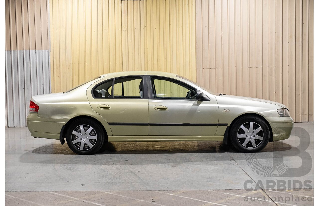 11/2004 Ford Falcon XT BA MKII 4d Sedan Green 4.0L