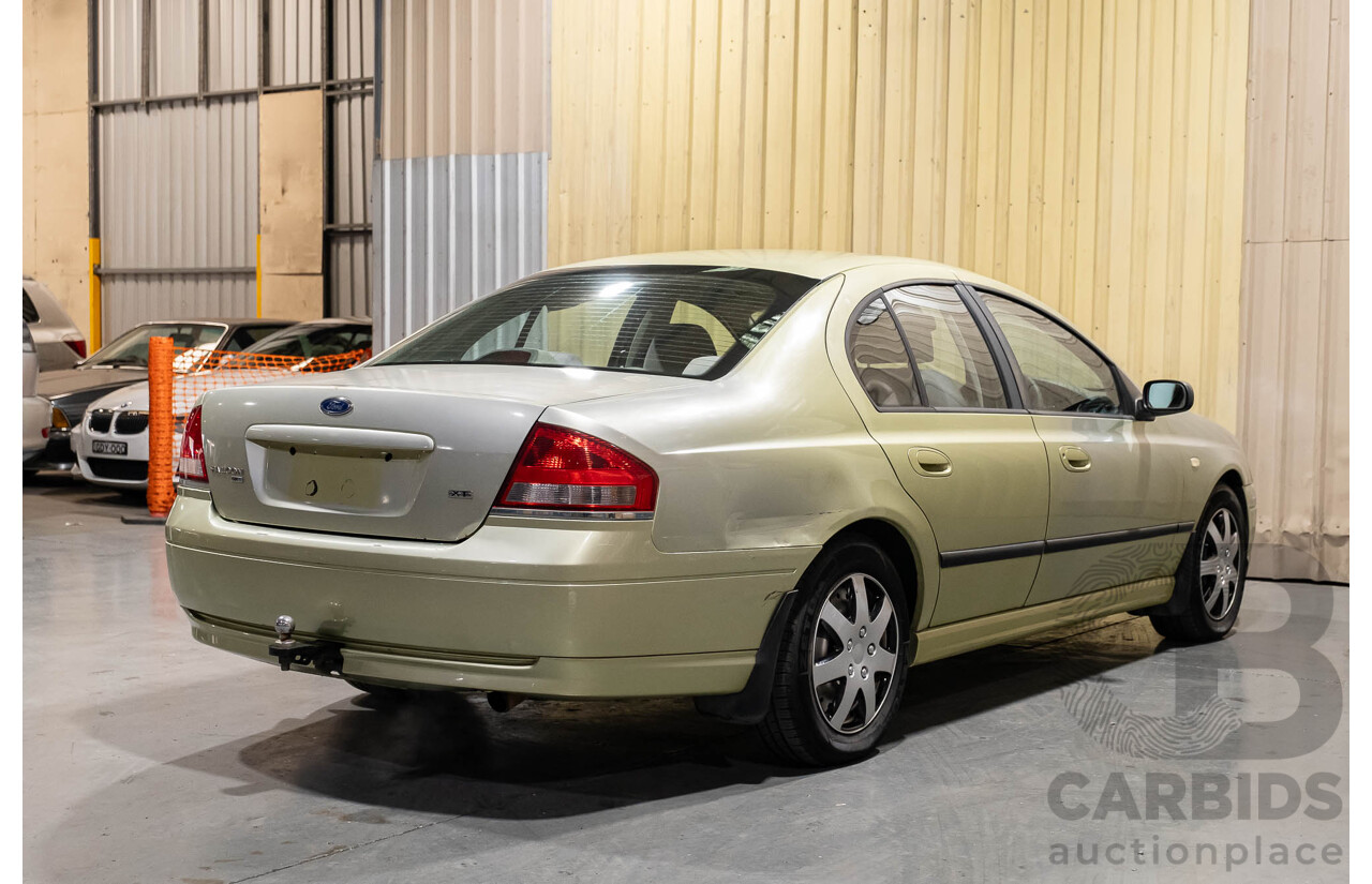 11/2004 Ford Falcon XT BA MKII 4d Sedan Green 4.0L