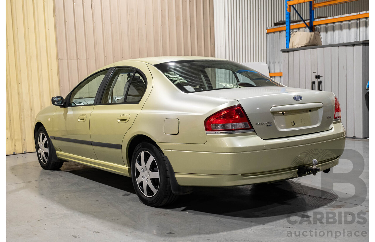 11/2004 Ford Falcon XT BA MKII 4d Sedan Green 4.0L