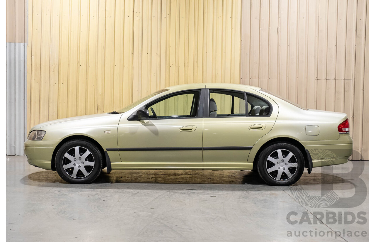 11/2004 Ford Falcon XT BA MKII 4d Sedan Green 4.0L