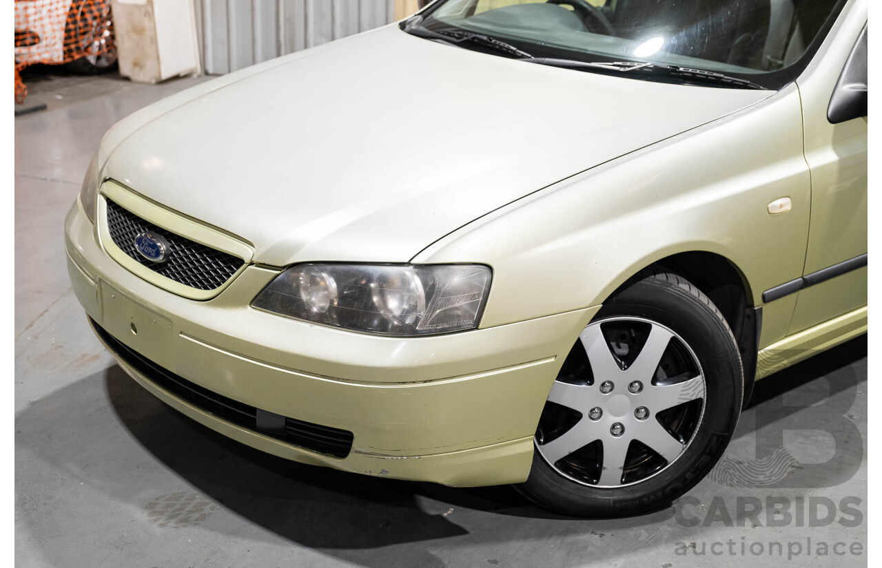 11/2004 Ford Falcon XT BA MKII 4d Sedan Green 4.0L