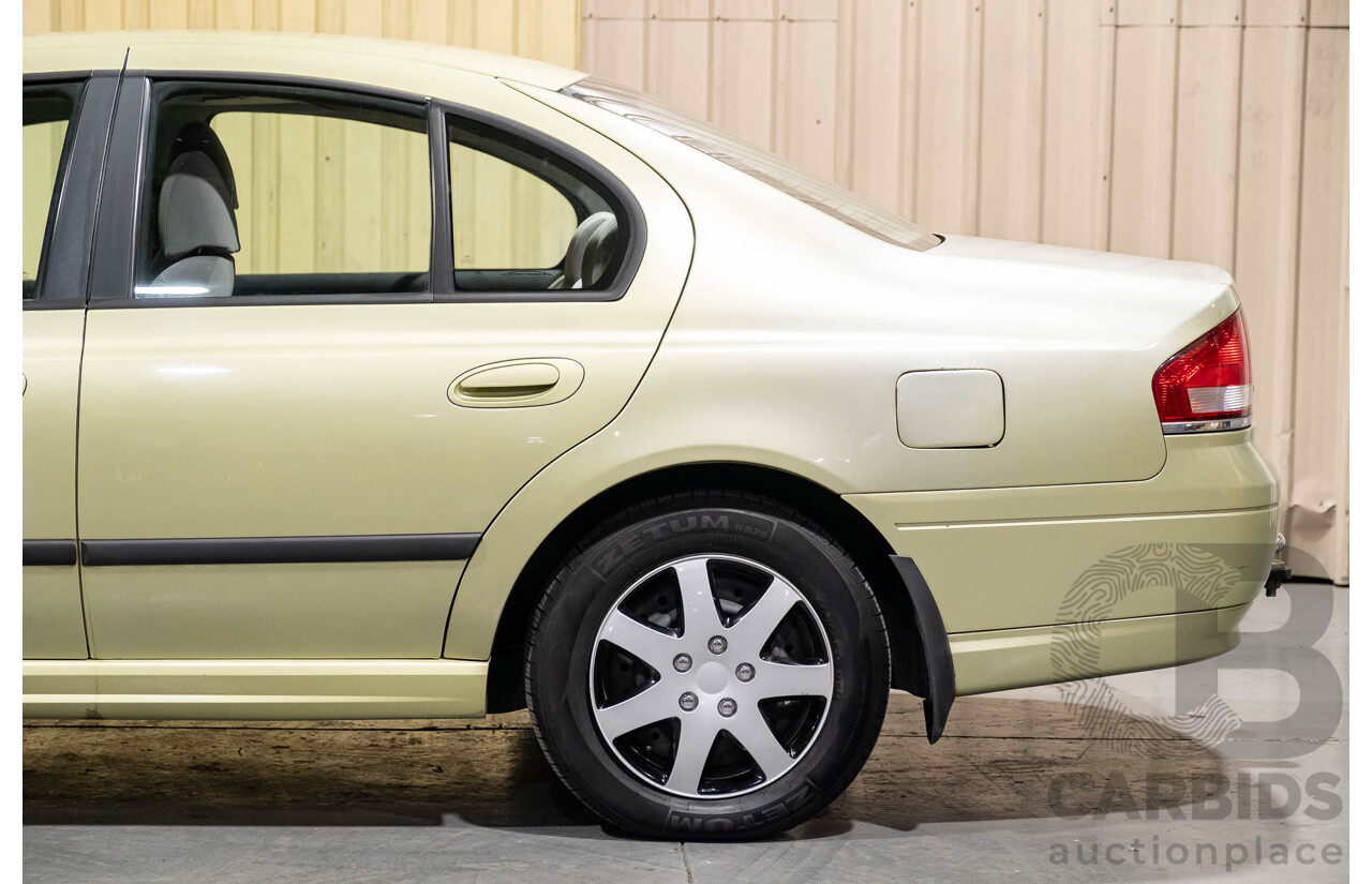 11/2004 Ford Falcon XT BA MKII 4d Sedan Green 4.0L