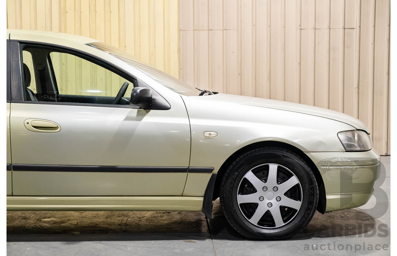 11/2004 Ford Falcon XT BA MKII 4d Sedan Green 4.0L