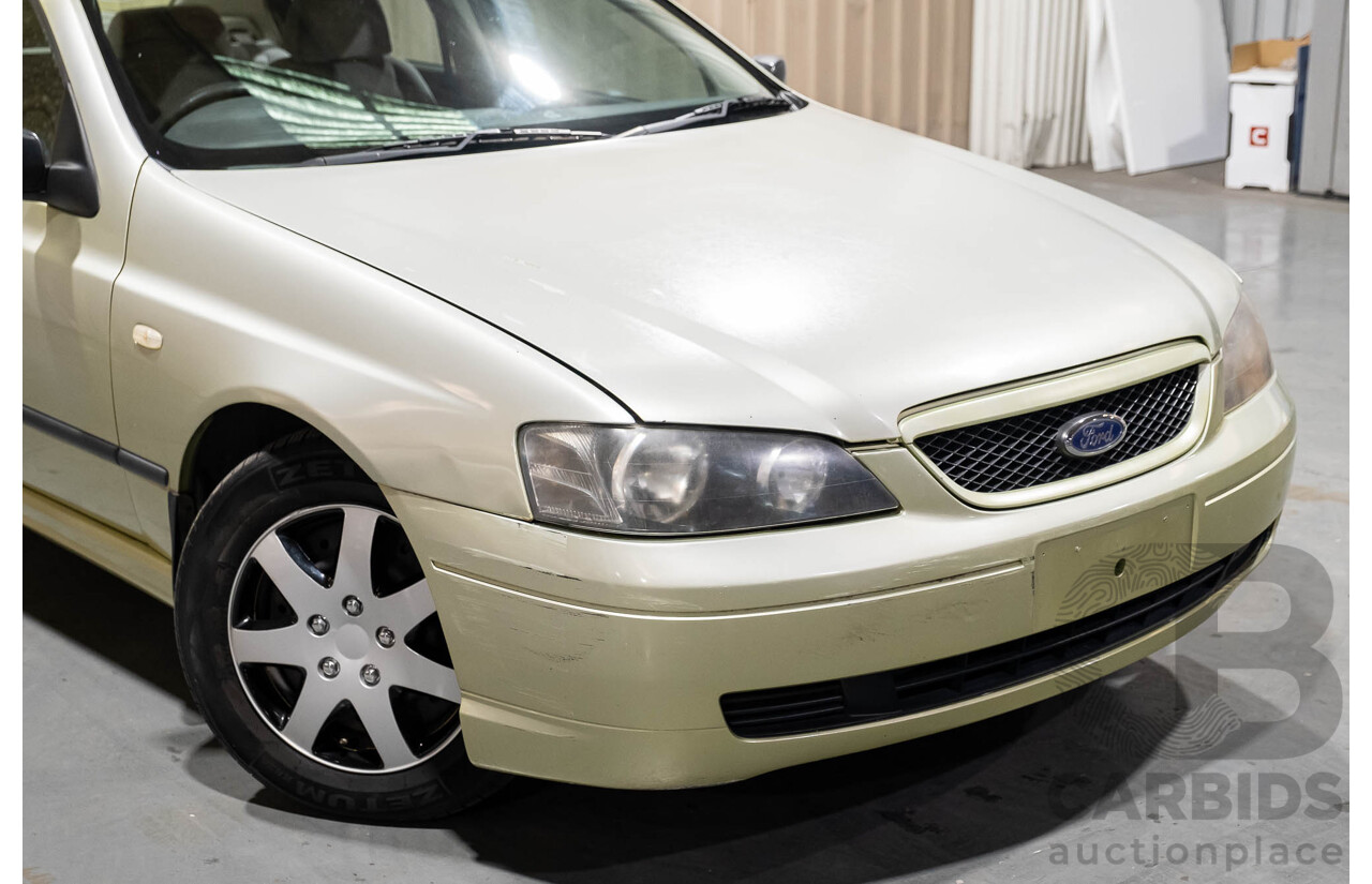 11/2004 Ford Falcon XT BA MKII 4d Sedan Green 4.0L