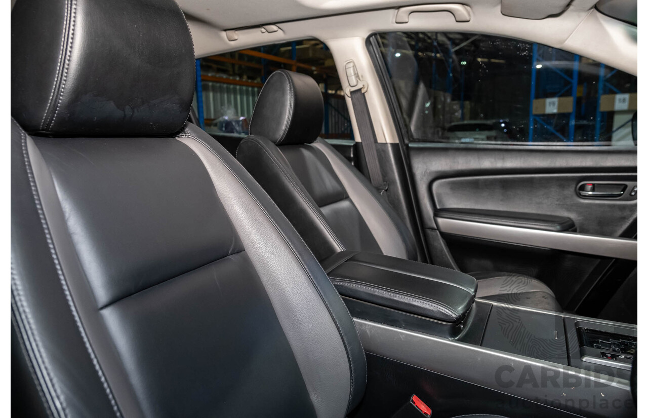 2/2012 Mazda CX-9 Luxury (4x4) MY12 4d Wagon Silver V6 3.7L - 7 Seater