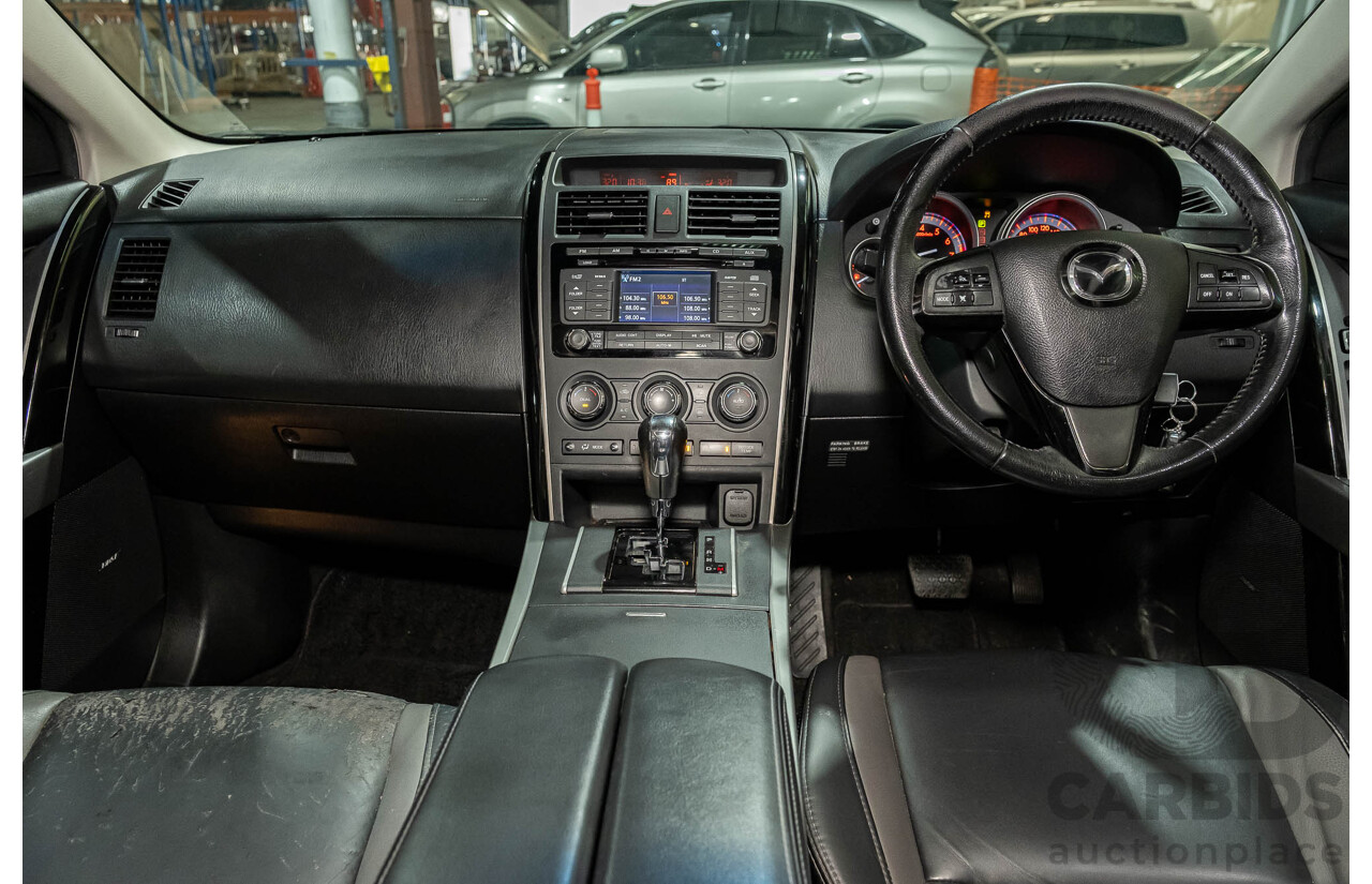 2/2012 Mazda CX-9 Luxury (4x4) MY12 4d Wagon Silver V6 3.7L - 7 Seater