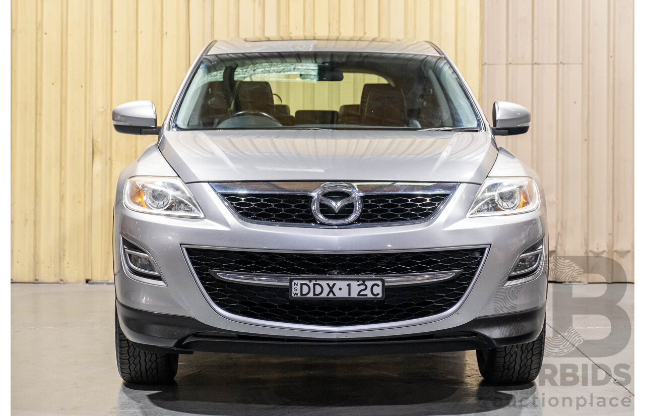 2/2012 Mazda CX-9 Luxury (4x4) MY12 4d Wagon Silver V6 3.7L - 7 Seater