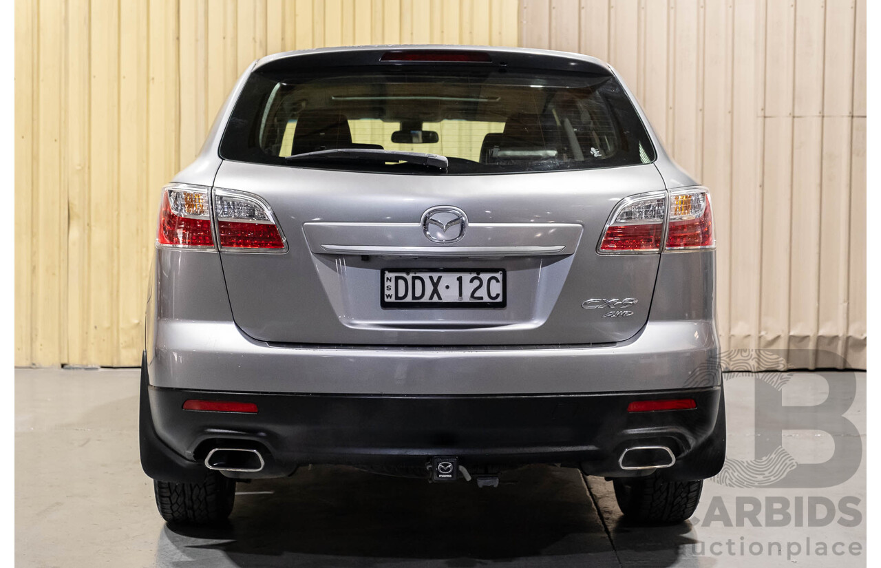 2/2012 Mazda CX-9 Luxury (4x4) MY12 4d Wagon Silver V6 3.7L - 7 Seater