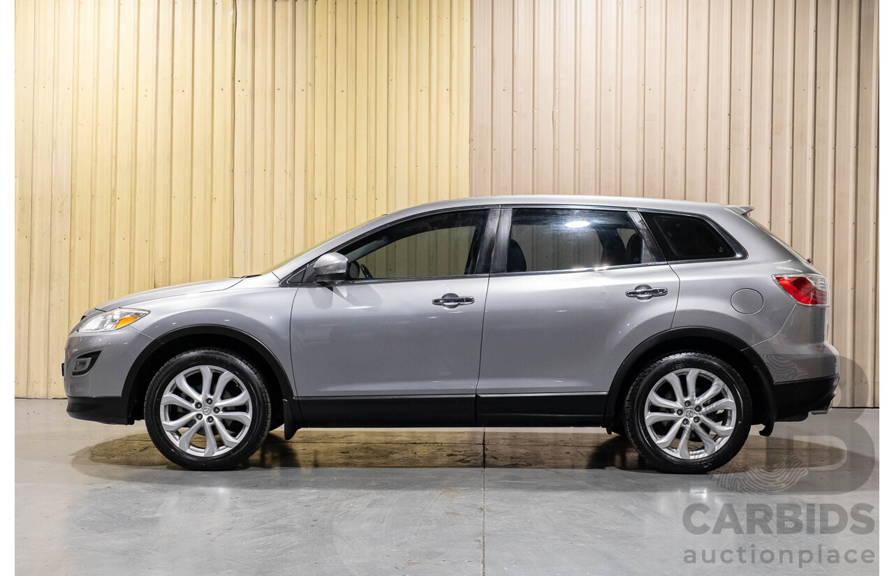 2/2012 Mazda CX-9 Luxury (4x4) MY12 4d Wagon Silver V6 3.7L - 7 Seater