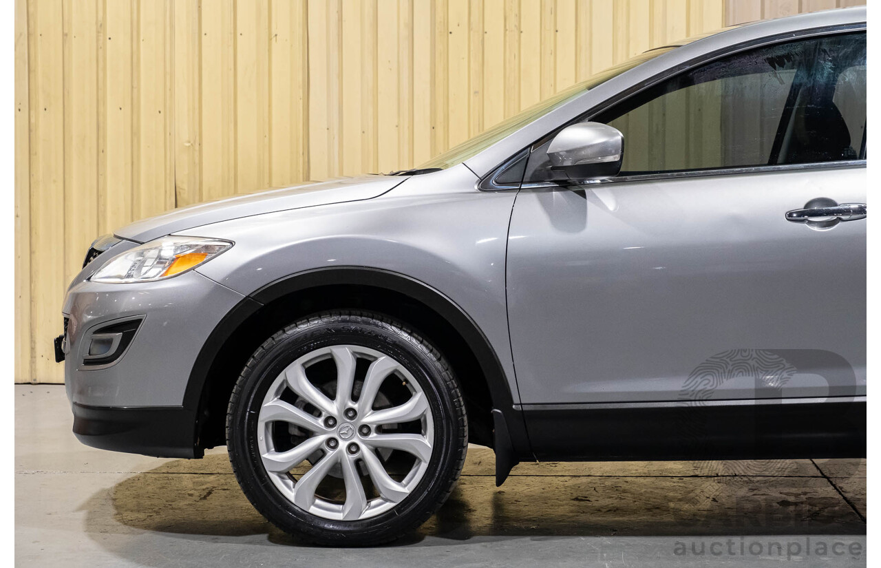 2/2012 Mazda CX-9 Luxury (4x4) MY12 4d Wagon Silver V6 3.7L - 7 Seater