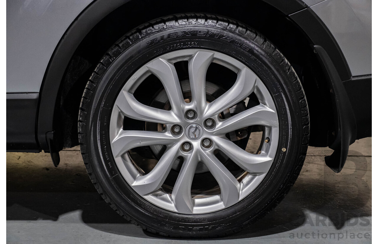 2/2012 Mazda CX-9 Luxury (4x4) MY12 4d Wagon Silver V6 3.7L - 7 Seater