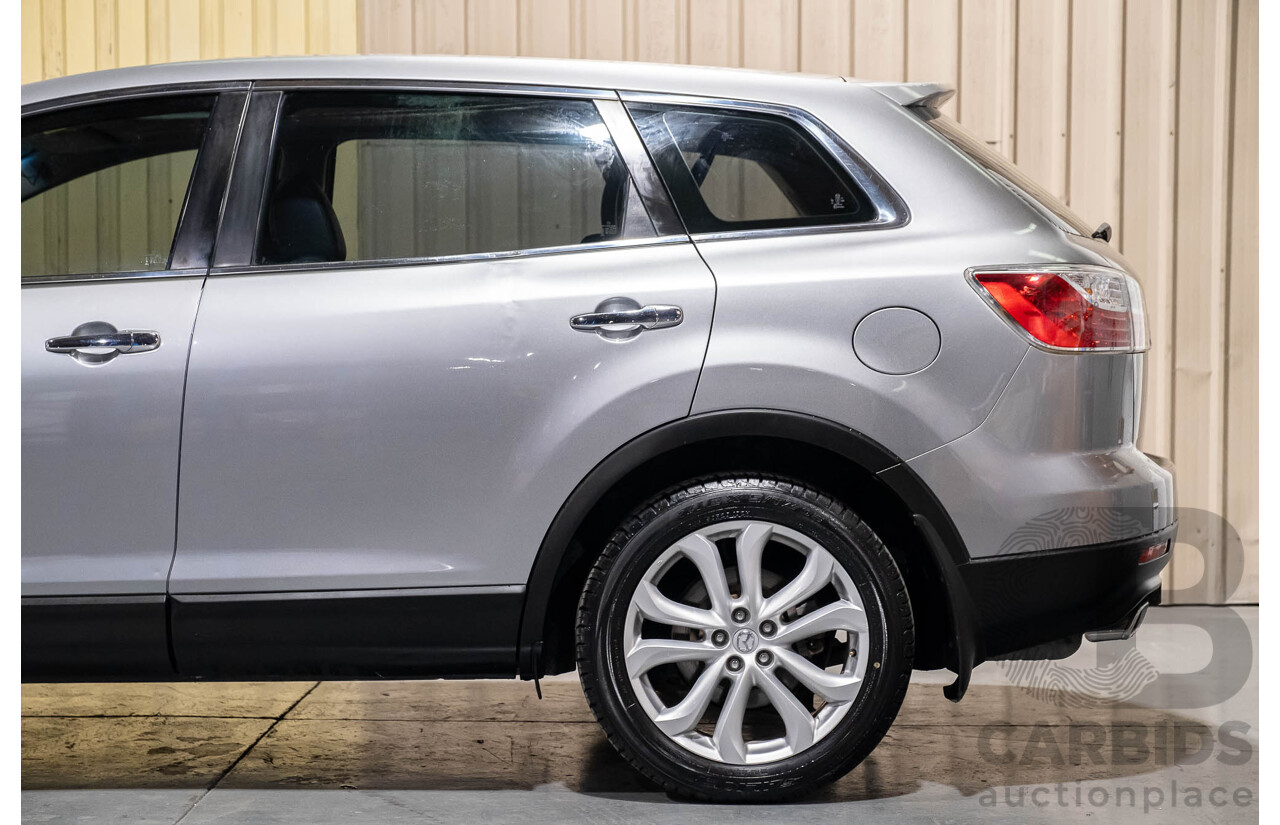 2/2012 Mazda CX-9 Luxury (4x4) MY12 4d Wagon Silver V6 3.7L - 7 Seater