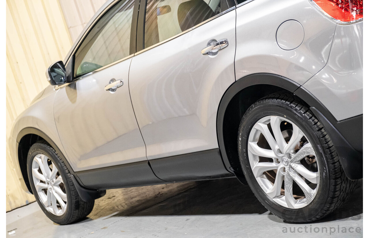 2/2012 Mazda CX-9 Luxury (4x4) MY12 4d Wagon Silver V6 3.7L - 7 Seater