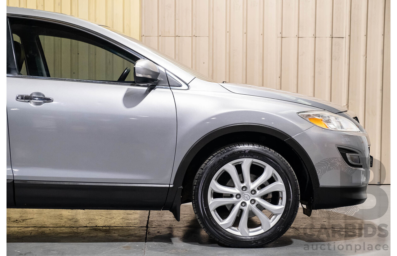 2/2012 Mazda CX-9 Luxury (4x4) MY12 4d Wagon Silver V6 3.7L - 7 Seater