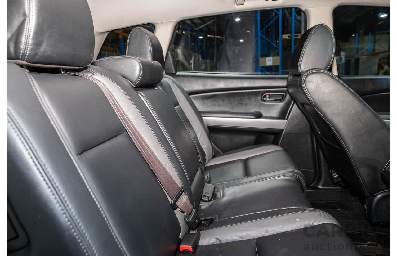 2/2012 Mazda CX-9 Luxury (4x4) MY12 4d Wagon Silver V6 3.7L - 7 Seater