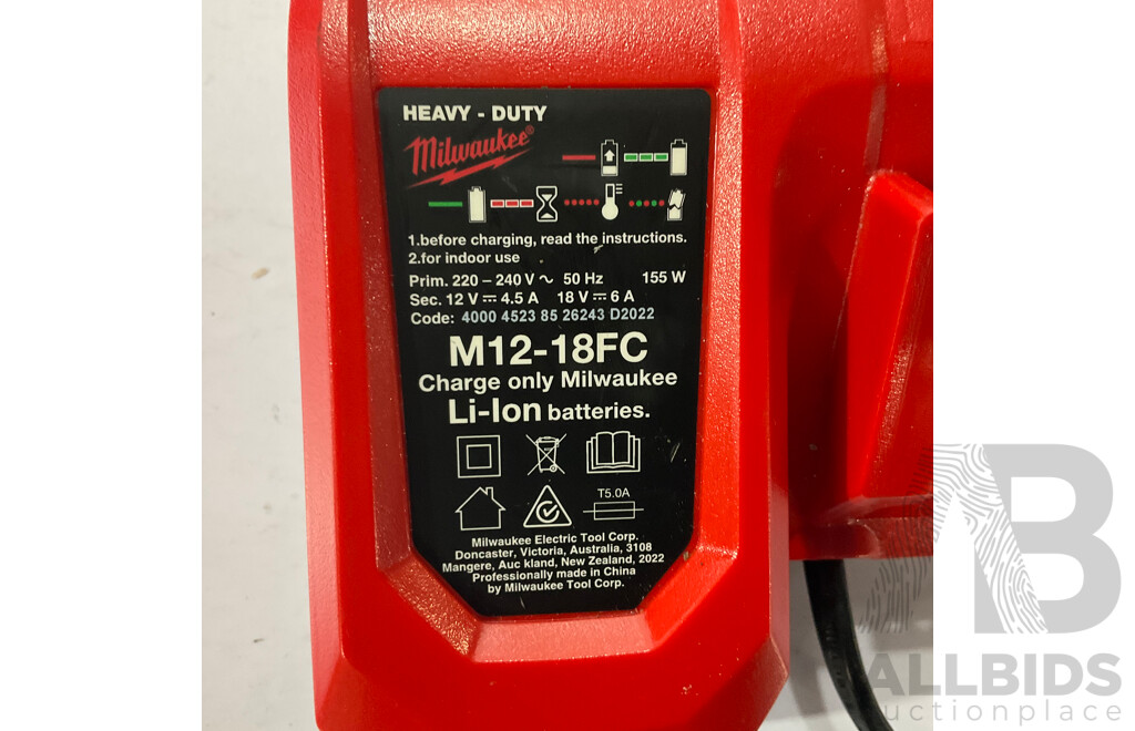 MILWAUKEE Heavy Duty Tool M18 FN18GS Gauge Brad Finishing Nailer - ORP $1200.00