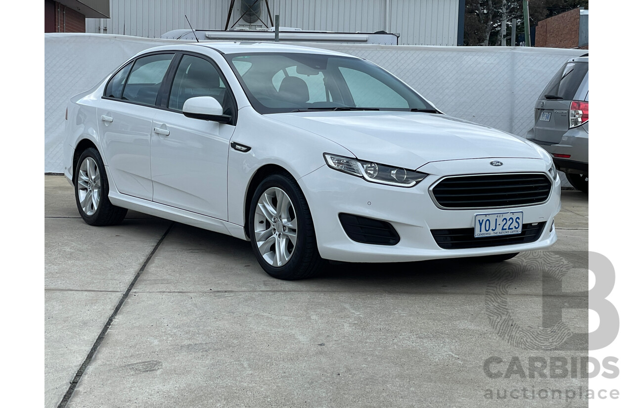 10/2015 Ford Falcon  FG X 4d Sedan White 4.0L