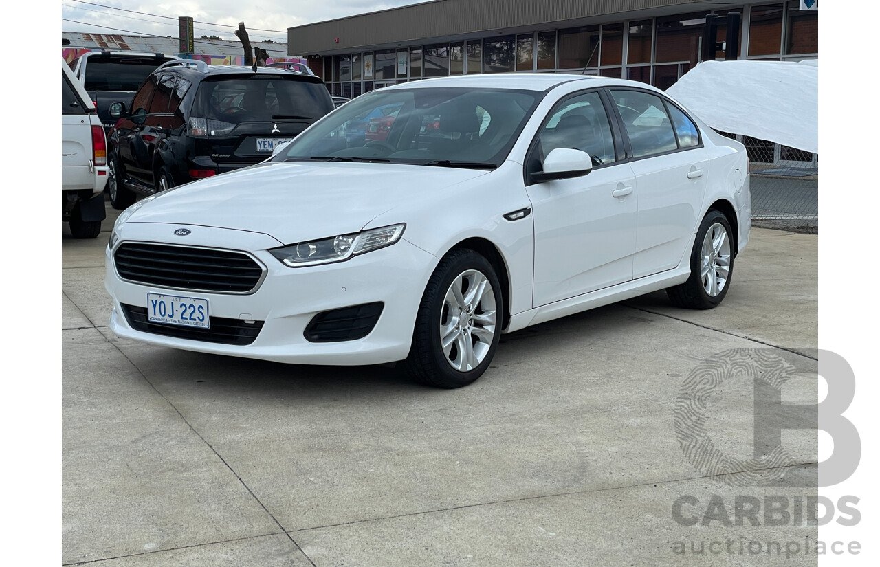 10/2015 Ford Falcon  FG X 4d Sedan White 4.0L