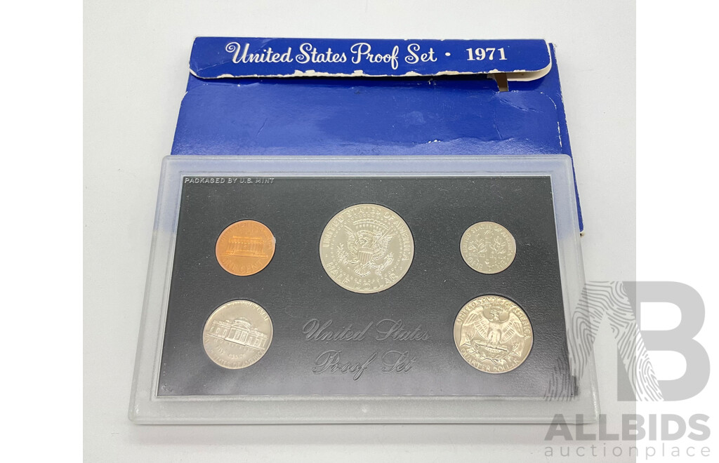 1971 Proof set USA coins