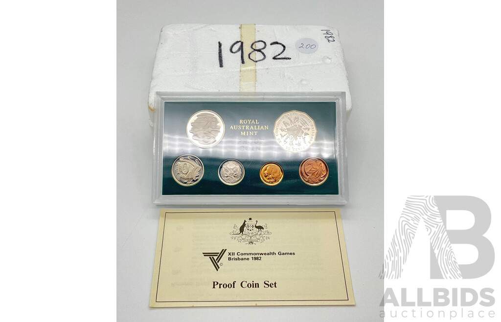 1982 RAM set Australian proof coins.