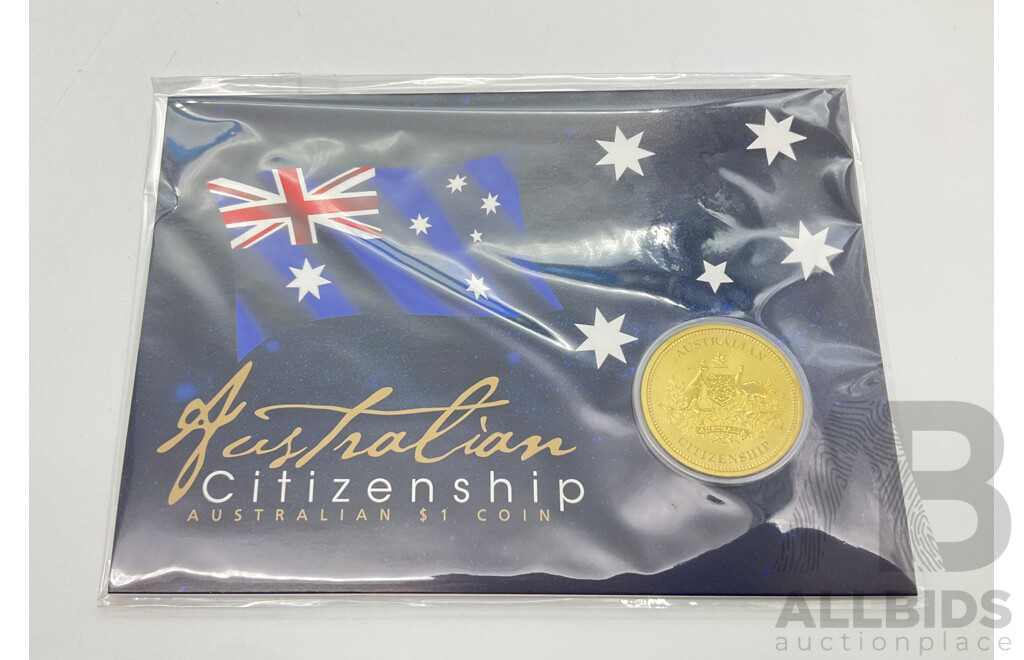 2014 Perth Mint Australian Citizenship $1 coin.