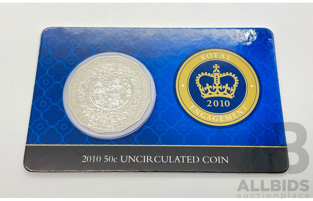 2010 RAM Royal Engagement 50c coin.