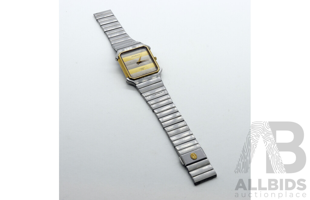 Vintage Juvenia Number One Watch with 18ct Gold Bezel