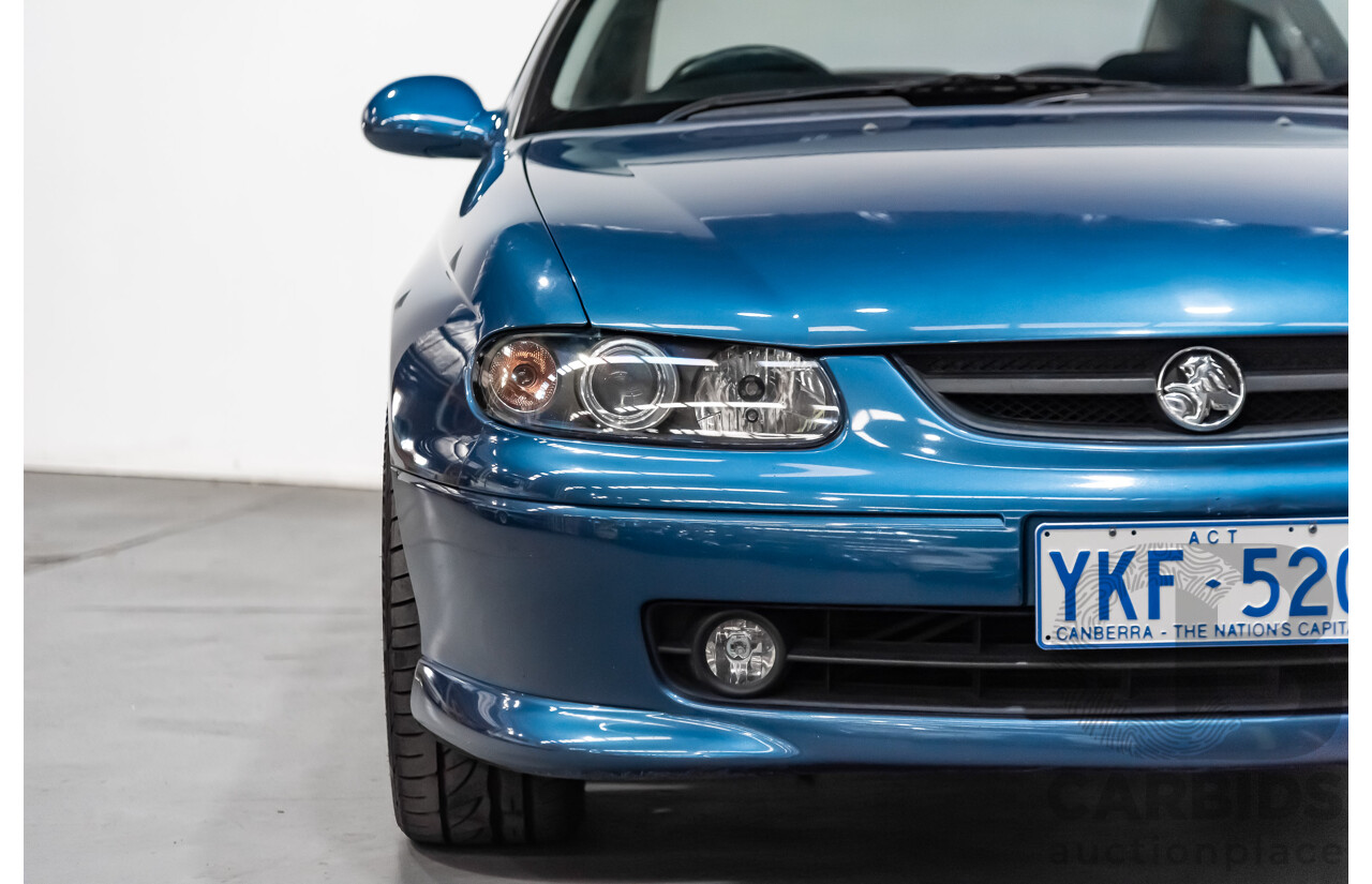 8/2002 Holden Monaro CV6 V2 2d Coupe Blue 3.8L Supercharged