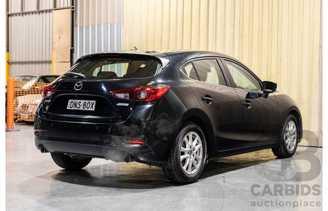 6/2017 Mazda 3 MAXX BN Skyactiv MY17 5d Hatchback Black 2.0L