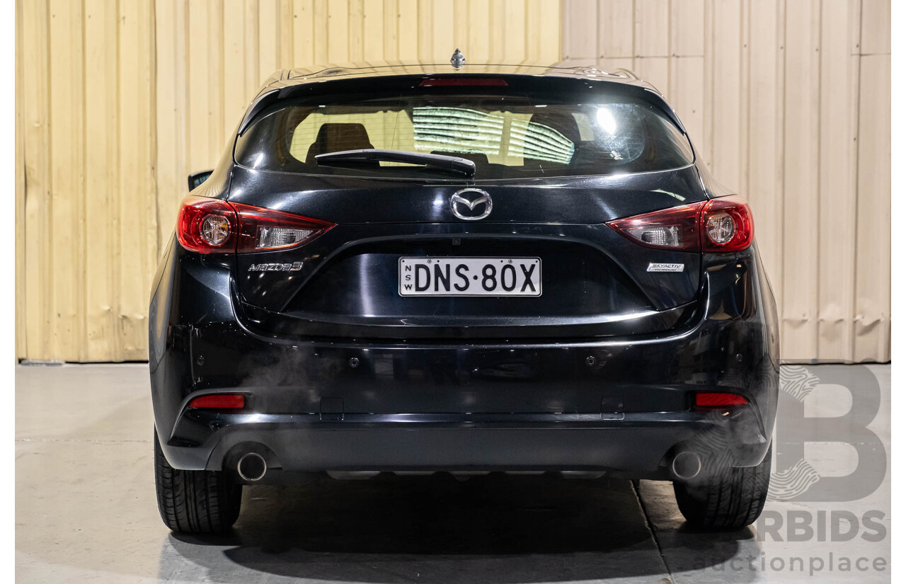 6/2017 Mazda 3 MAXX BN Skyactiv MY17 5d Hatchback Black 2.0L