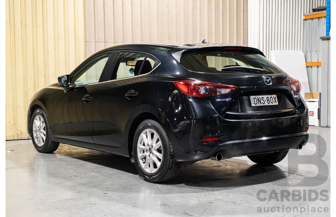 6/2017 Mazda 3 MAXX BN Skyactiv MY17 5d Hatchback Black 2.0L