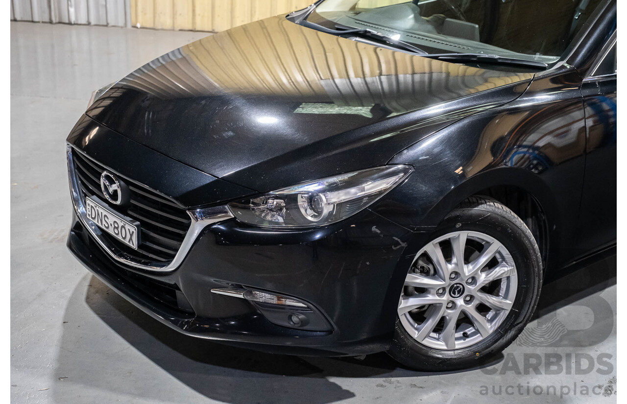 6/2017 Mazda 3 MAXX BN Skyactiv MY17 5d Hatchback Black 2.0L