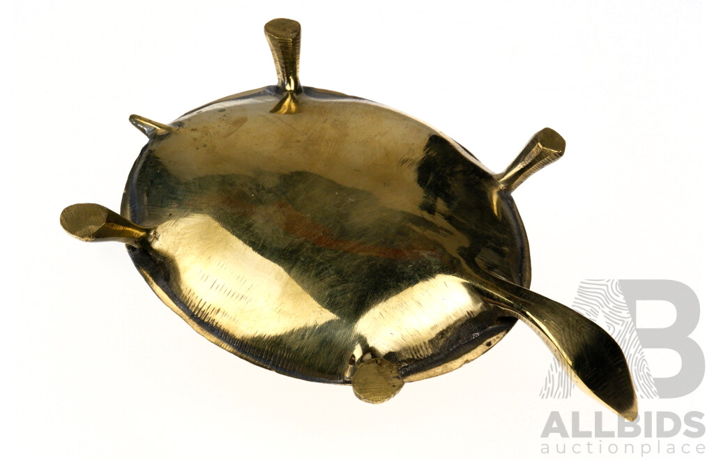 Handmade Ceylonese Brass Tortoise