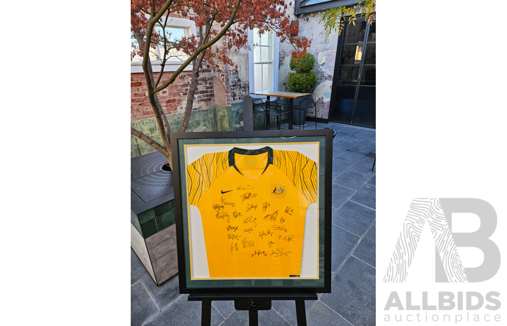 L1 - CommBank Matildas Jersey - Signed and Framed