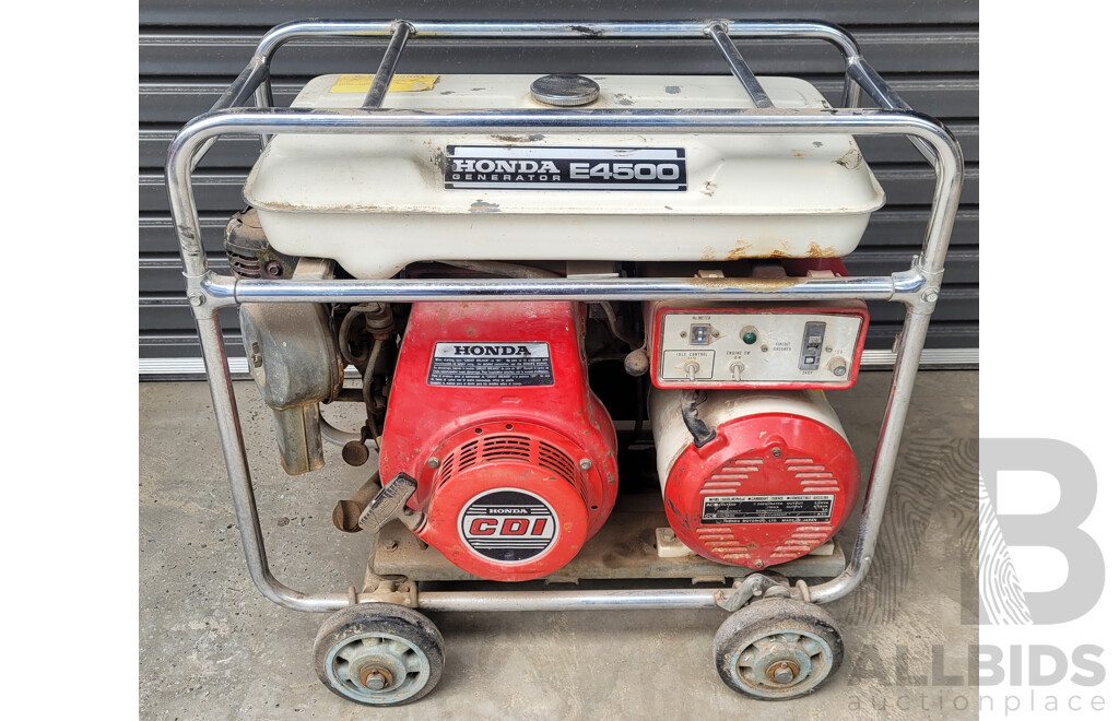 Honda AC/DC Generator Model E4500